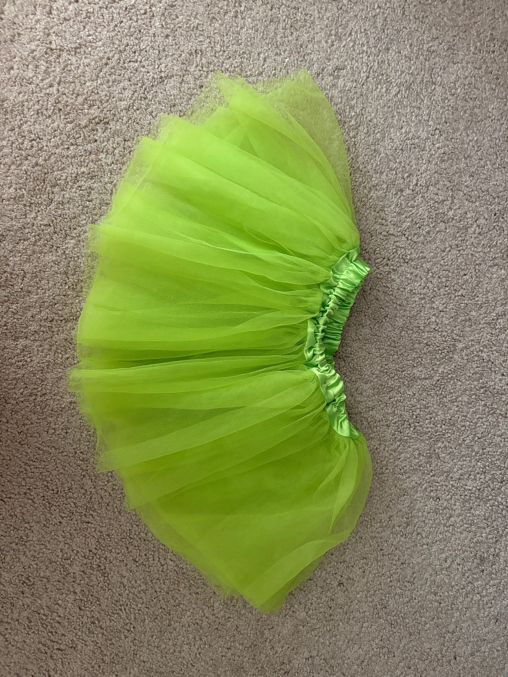Neon Lime Tulle Tutu Skirt